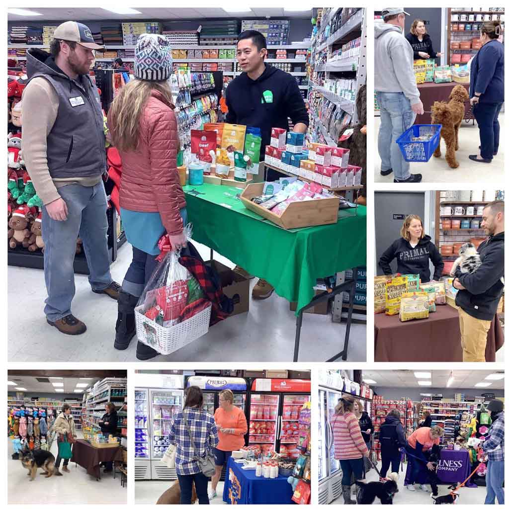 pet food and product demos