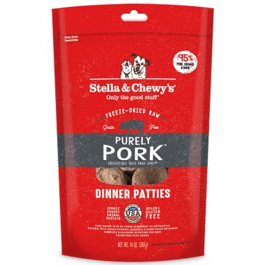 Stella & Chewy's - Purely Pork Freeze-Dried Raw Dinner Patties