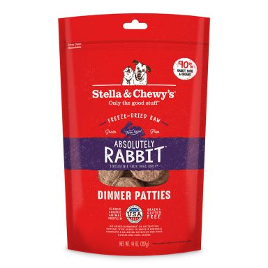Stella & Chewy's - Absolutely Rabbit Freeze-Dried Raw Dinner Patties