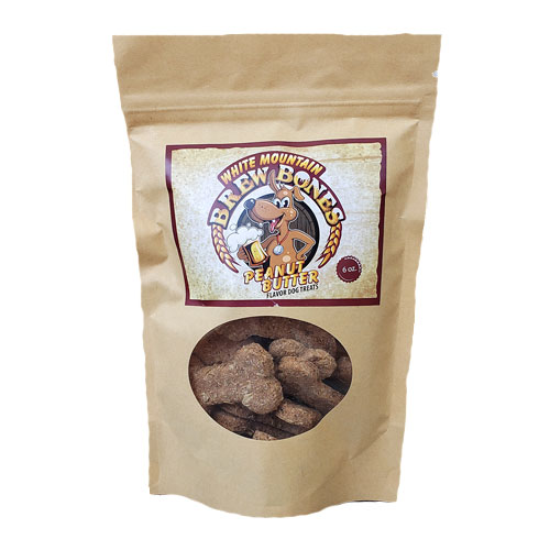Four Your Paws Only Bakery - White Mountain Brew Bones - Peanut Butter