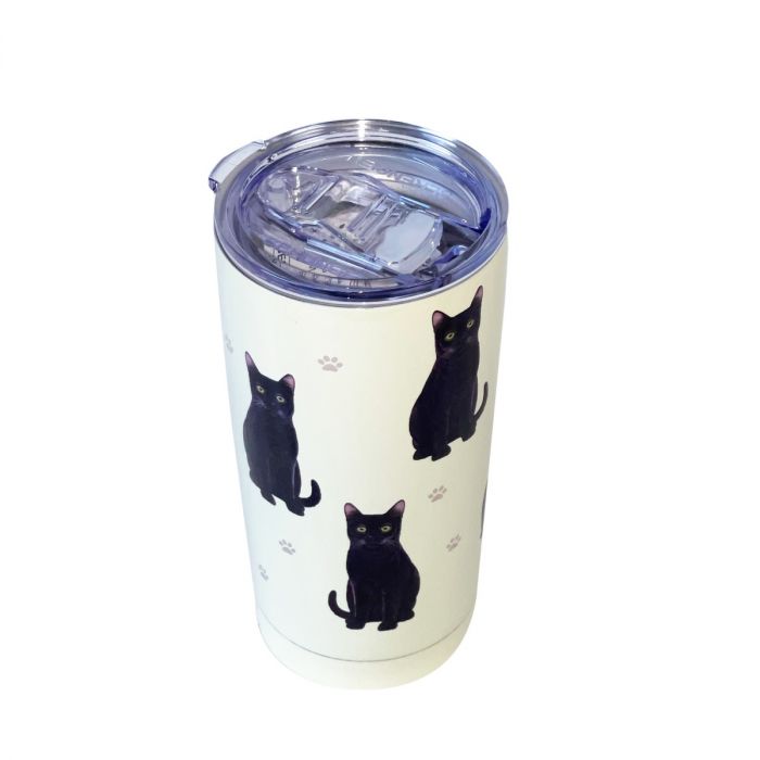 Travel Mug - Black Cat