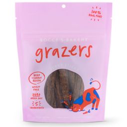 Bocce's Bakery Grazers - Beef & Carrot Jerky Sticks Dog Treats