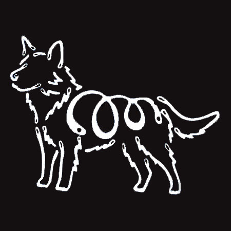 K Line Decal - Australian Cattle Dog