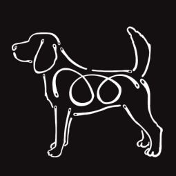 K Line Decal - Beagle