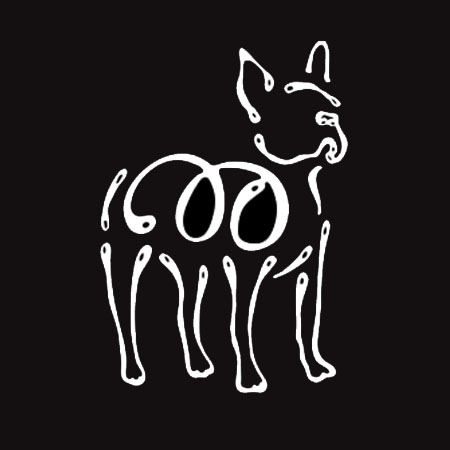 K Line Decal - Boston Terrier