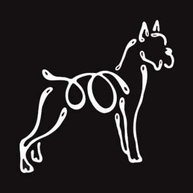 k Line Decal - Boxer (Cropped)