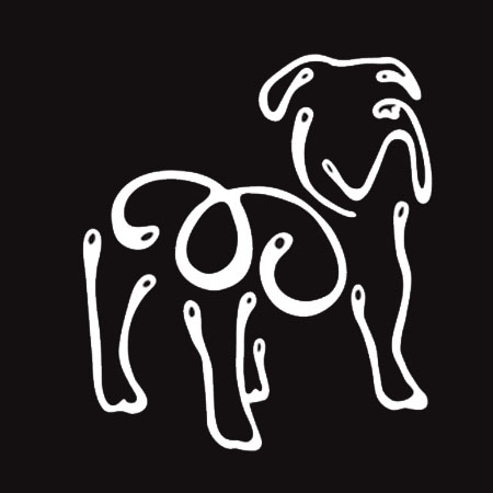 K Line Decal - English Bulldog