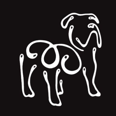 K Line Decal - English Bulldog