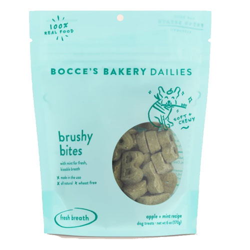 Bocce's Bakery Dailies - Brushy Bites Soft & Chewy Treats