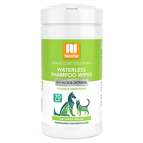 Nootie - Waterless Shampoo Wipes - Cucumber & Melon