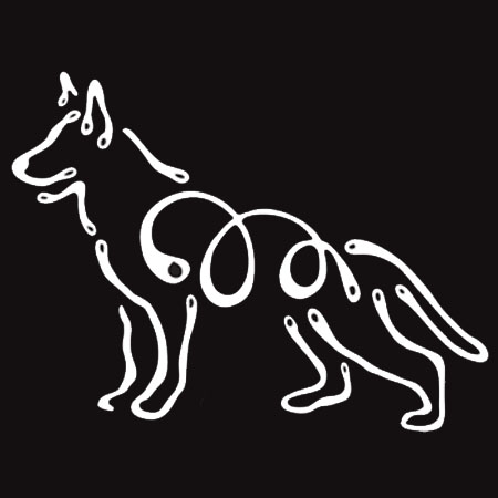K Line Decal - German Shepherd