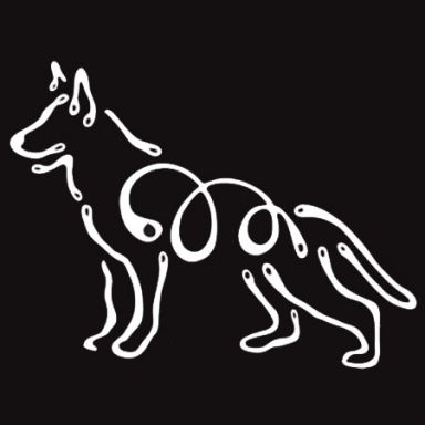 K Line Decal - German Shepherd