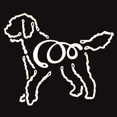 K Line Decal - Golden Retriever - Four...