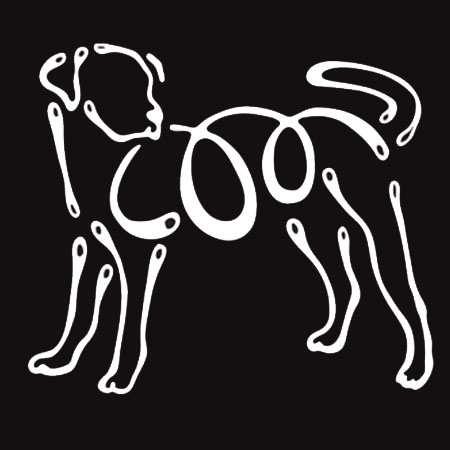 K Line Decal - Labrador Retriever