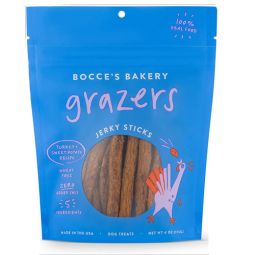 Bocce's Bakery Grazers -Turkey & Sweet Potato Jerky Sticks Dog Treats