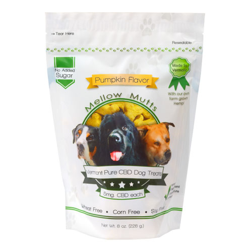 Vermont Pure - Mellow Mutts Pumpkin - Full Spectrum Dog Biscuits