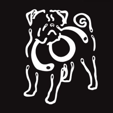 K Line Decal - Pug