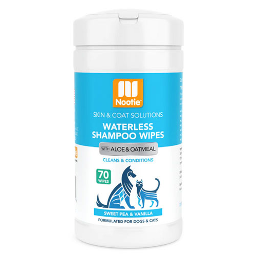 Nootie - Waterless Shampoo Wipes - Sweet Pea & Vanilla
