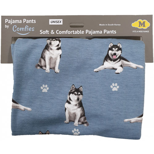 Comfies Pajama Pants - Siberian Husky - Four Your Paws Only