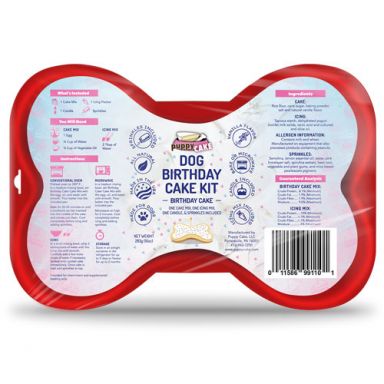 Puppy Cake - Dog Birthday Cake Kit - Birthday Cake Flavor with Sprinkles