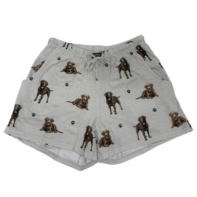Comfies Pajama Shorts - Chocolate Lab