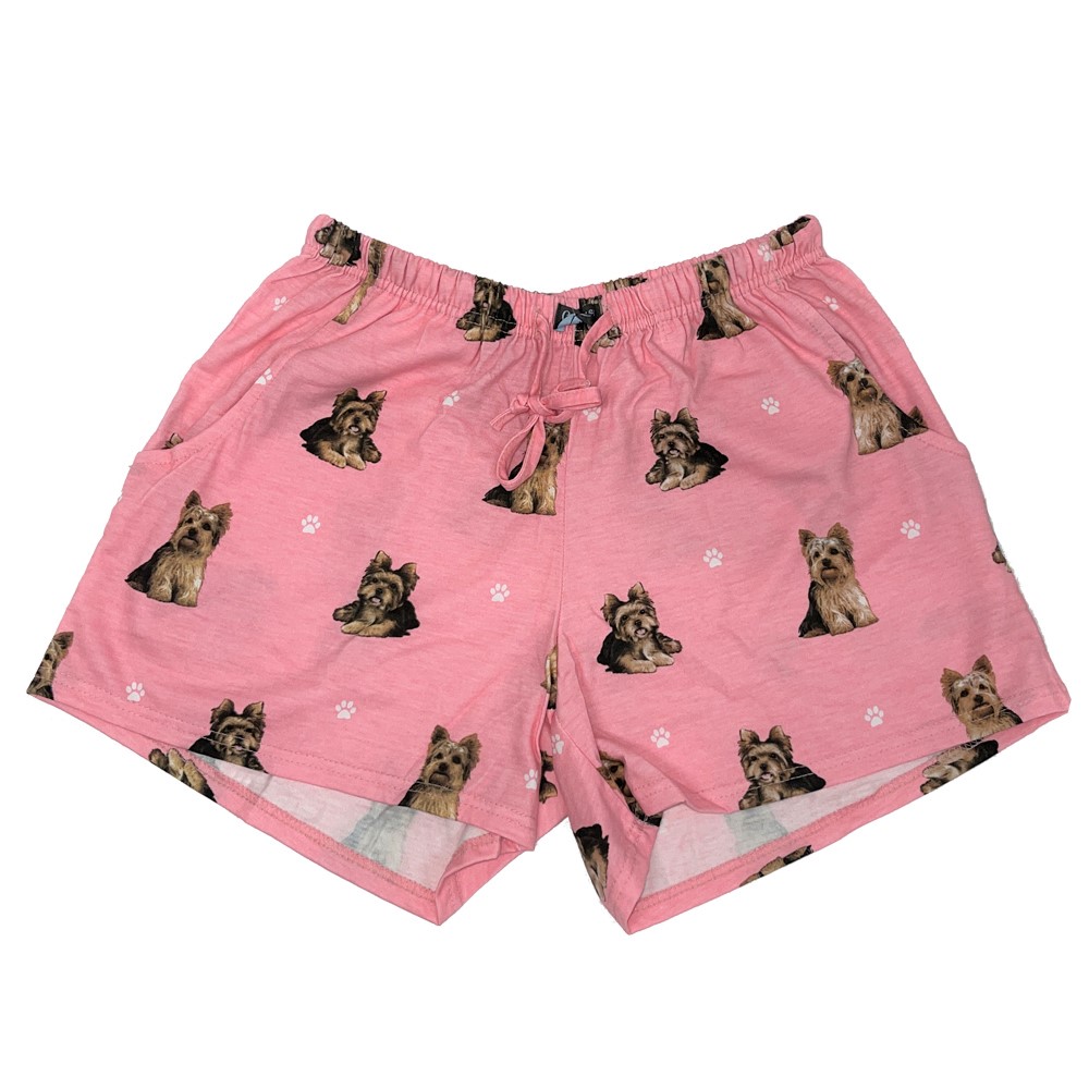 Comfies Pajama Shorts Yorkie Four Your Paws Only