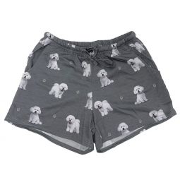Comfies Pajama Shorts - Bichon Frise