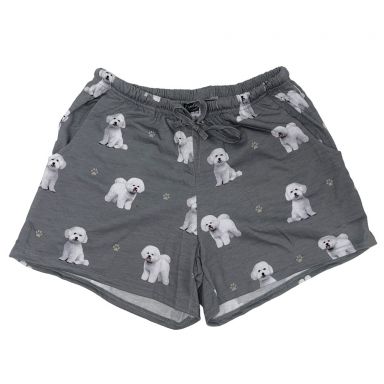 Comfies Pajama Shorts - Bichon Frise