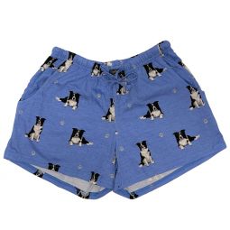 Comfies Pajama Shorts - Border Collie