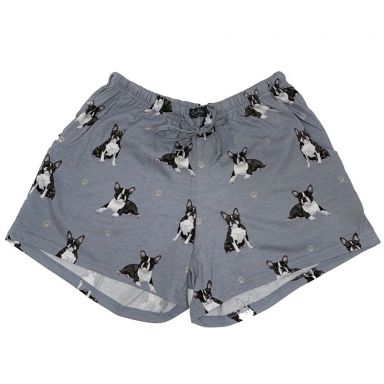 Comfies Pajama Shorts - Boston Terrier