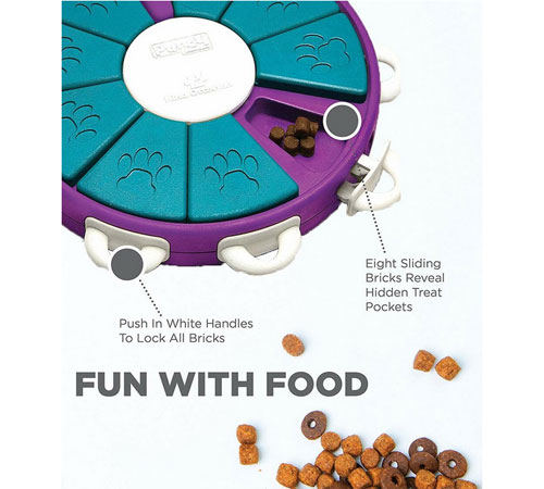 ThinkingDogsグッズ等 Outward Hound Twister Dog Puzzle - Level 3 Game - Four Your