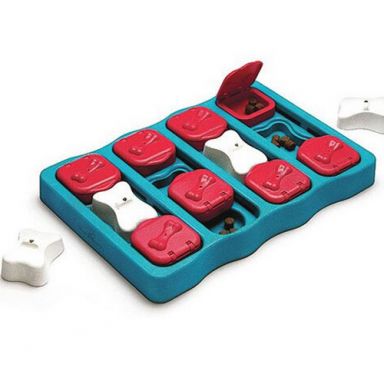 Outward Hound - Dog Brick - Interactive Treat Puzzle Dog Toy - Level 1