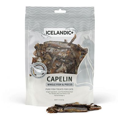 100% Pure Icelandic+™ Capelin Whole Fish & Pieces Cat Treat - On Sale - $3.00 OFF!