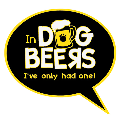In Dog beers... I've only had one! 3" Sticker