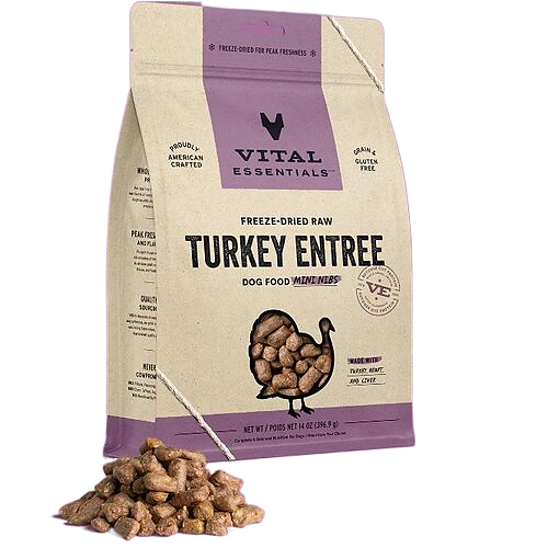 Vital Essentials - Freeze Dried Turkey Entree - Mini Nibs