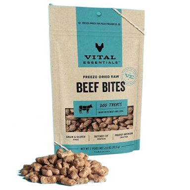 Vital Essentials Beef Bites Freeze-Dried Treats