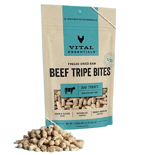 Vital Essentials Beef Tripe Bites Freeze-Dried Treats