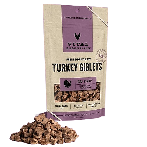 Vital Essentials Turkey Giblets Freeze-Dried Treats