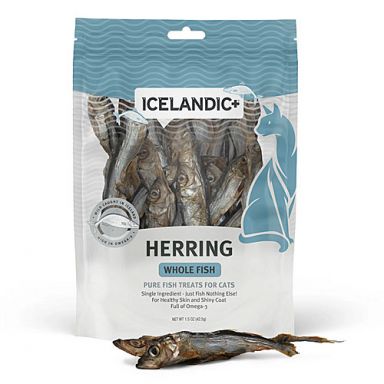 100% Pure Icelandic+™ Herring Whole Fish Cat Treats - On Sale - $3.00 OFF!