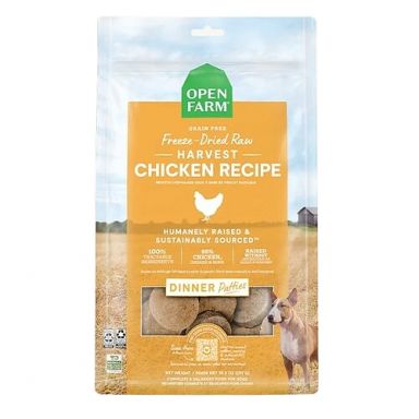 Open Farm - Grain Free Harvest Chicken Freeze Dried Raw Patties