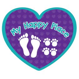 My Happy Place 3" Sticker