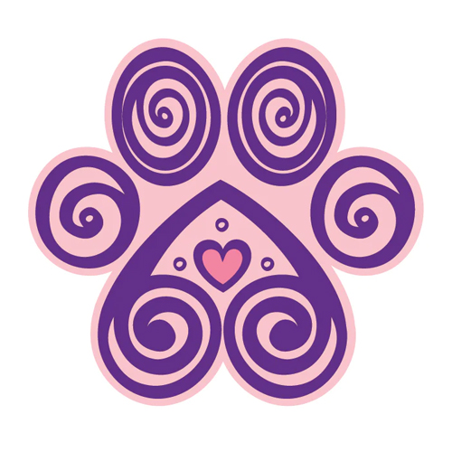 Paw Icon  3" Sticker