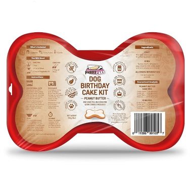 Puppy Cake - Dog Birthday Cake Kit - Peanut Butter
