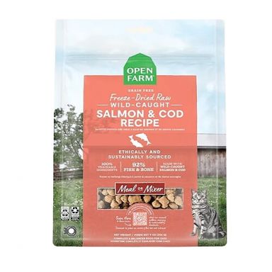 Open Farm - Wild-Caught Salmon & Cod Freeze Dried Raw Cat Food
