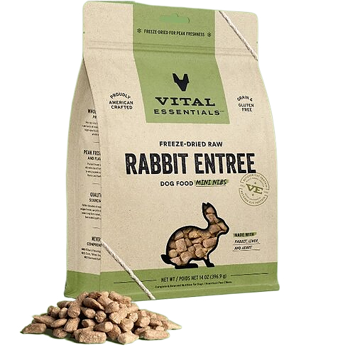 Vital Essentials - Freeze Dried Rabbit Entree - Mini Nibs