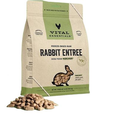 Vital Essentials - Freeze Dried Rabbit Entree - Mini Nibs