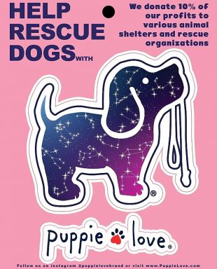 Puppie Love - Constellation Pup Sticker
