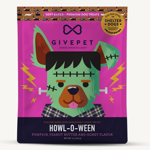 Give Pet Soft Baked Treats - Howl-o-Ween