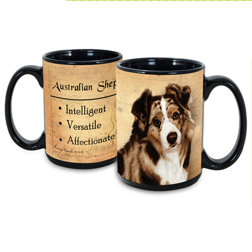 My Faithful Friends Mug - Australian Shepherd (Red Merle)