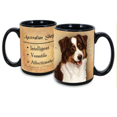 My Faithful Friends Mug - Australian Shepherd (Red Tri)